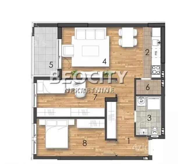 Trosoban stan | 4zida