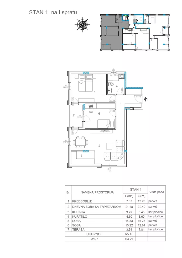 Dvoiposoban stan | 4zida