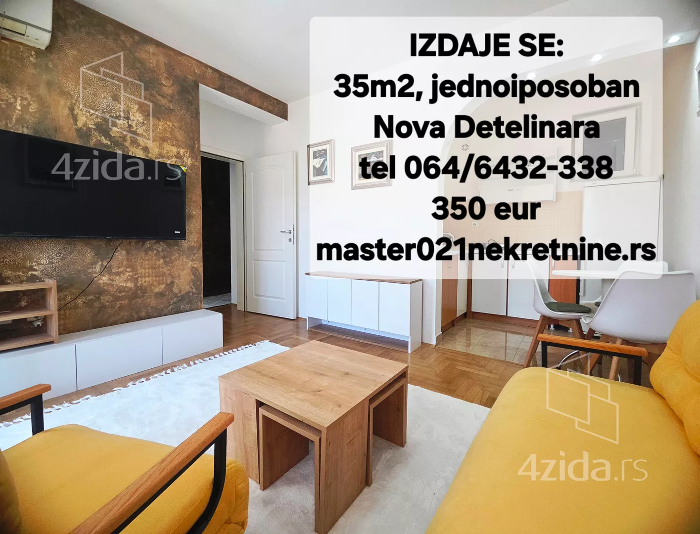 Jednoiposoban stan | 4zida