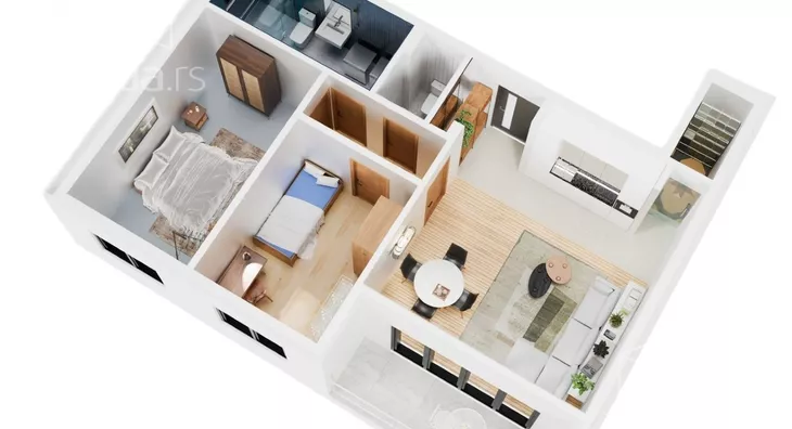 Dvoiposoban stan | 4zida