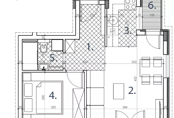 Jednoiposoban stan | 4zida