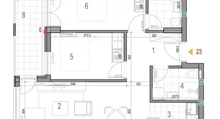 Trosoban stan | 4zida