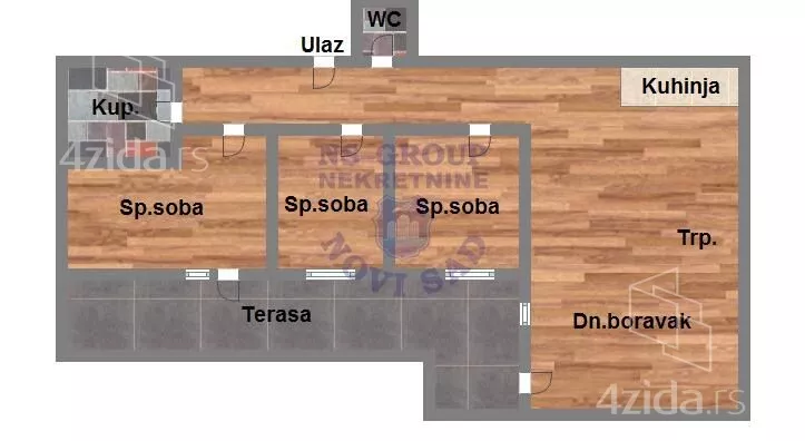 Troiposoban stan | 4zida