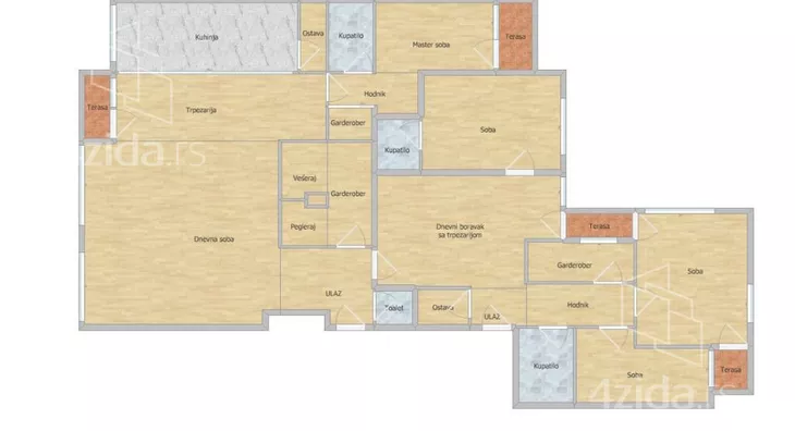 Šestosoban stan | 4zida