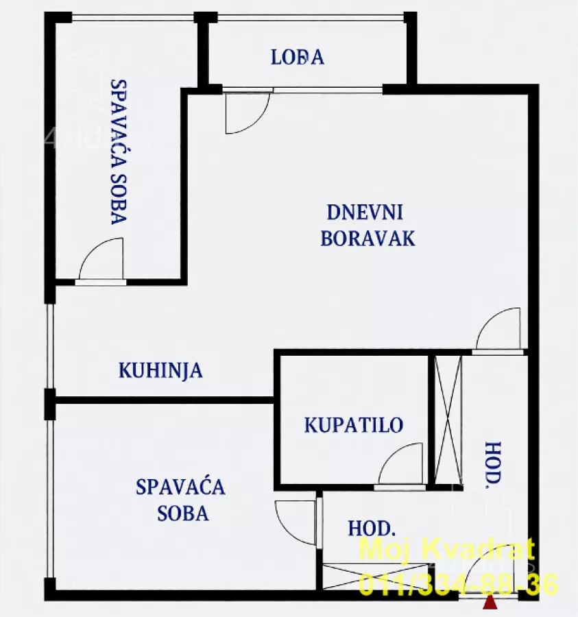 Dvoiposoban stan | 4zida