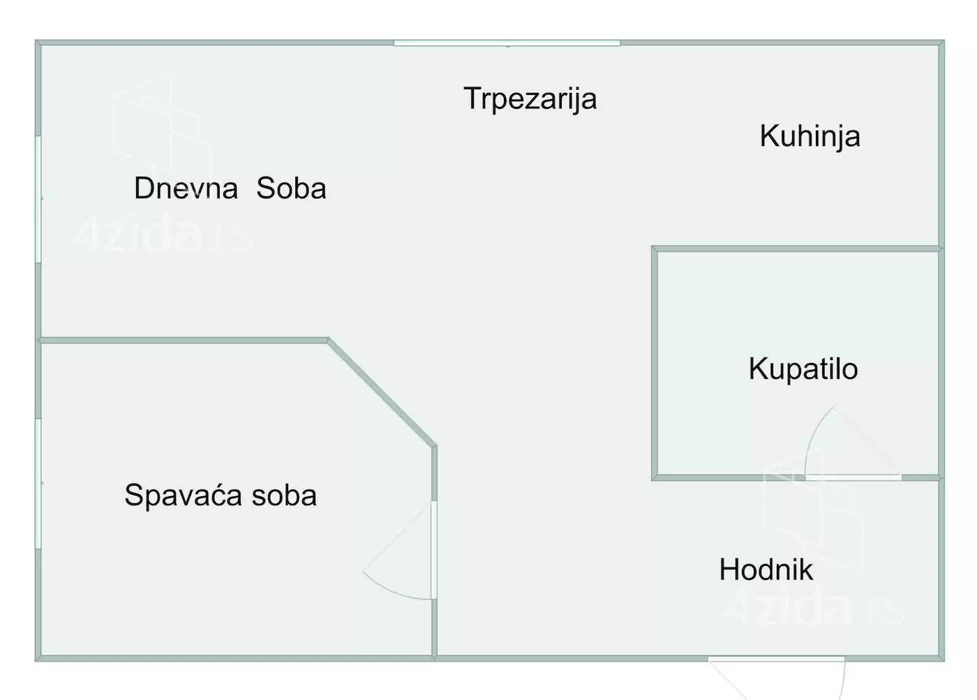 Jednosoban stan | 4zida