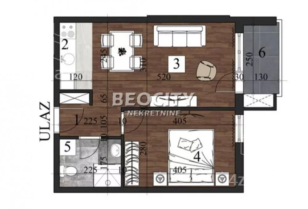 Dvosoban stan | 4zida