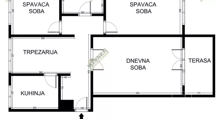 Trosoban stan | 4zida