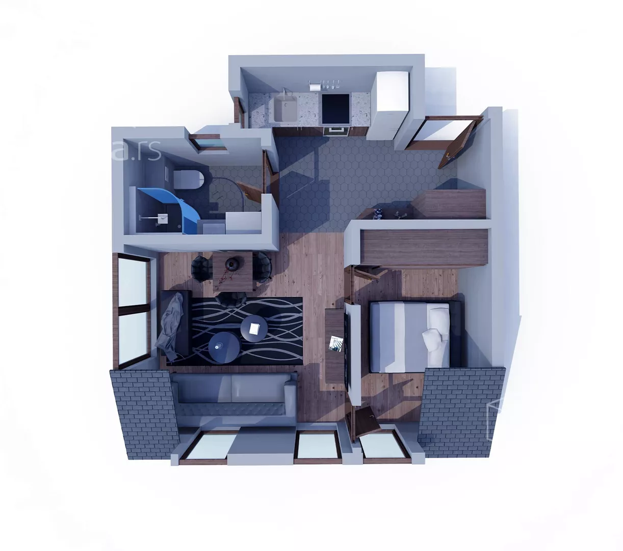 Dvosoban stan | 4zida