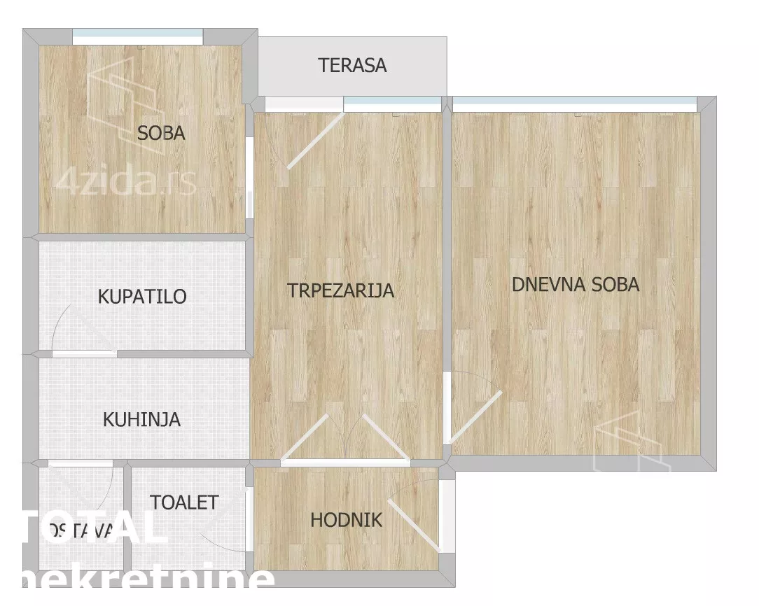 Jednoiposoban stan | 4zida