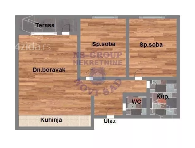 Trosoban stan | 4zida