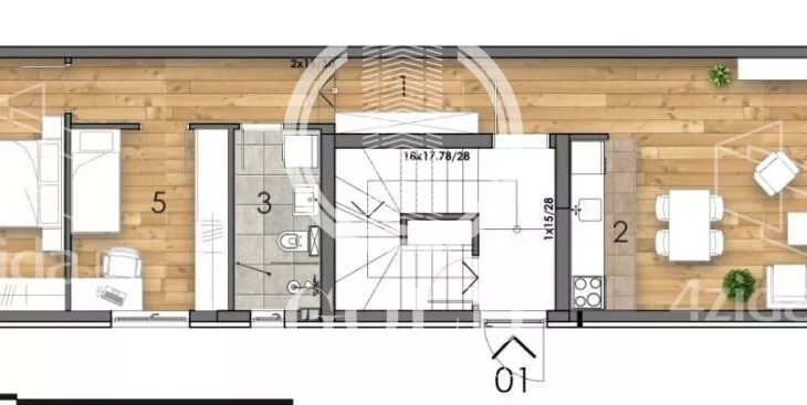 Trosoban stan | 4zida