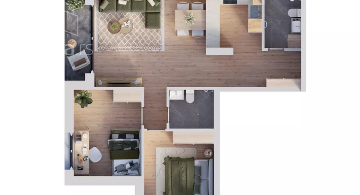 Trosoban stan | 4zida