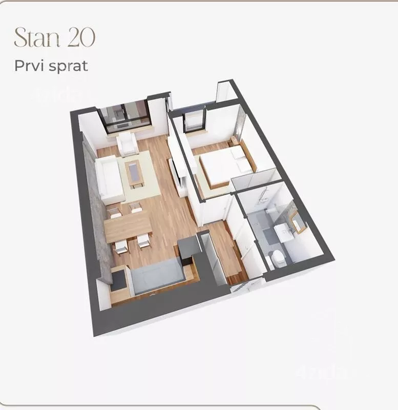 Dvosoban stan | 4zida
