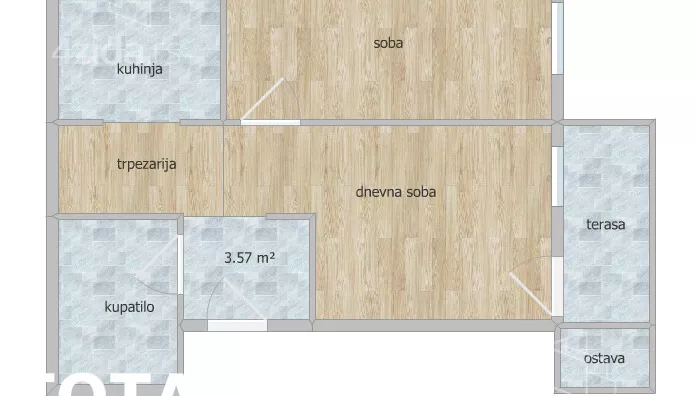 Dvosoban stan | 4zida