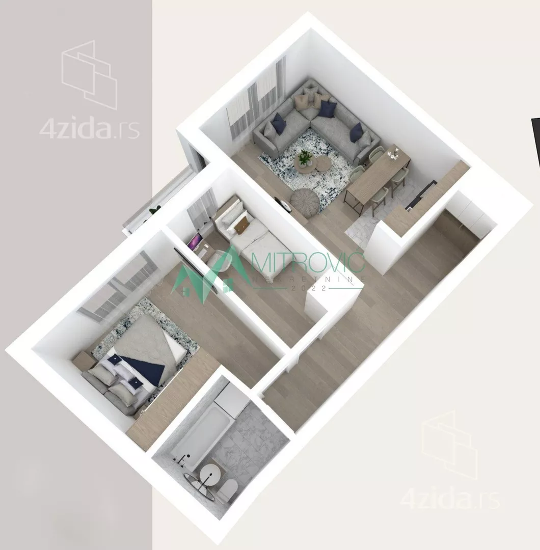 Dvoiposoban stan | 4zida