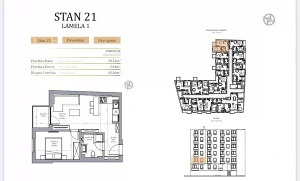 Dvosoban stan | 4zida
