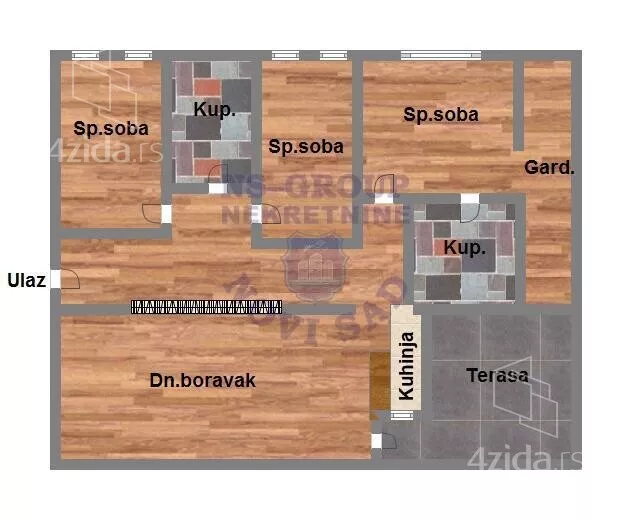 Četvorosoban stan | 4zida