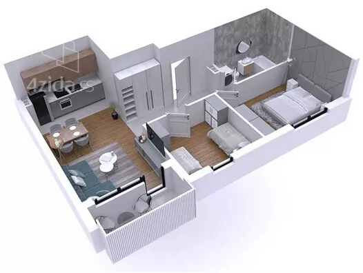 Trosoban stan | 4zida