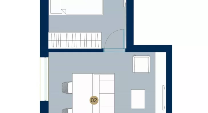 Jednoiposoban stan | 4zida