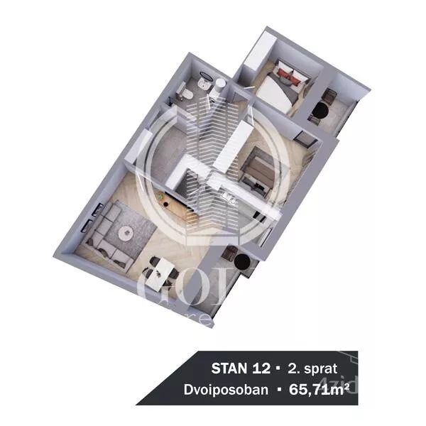 Dvosoban stan | 4zida