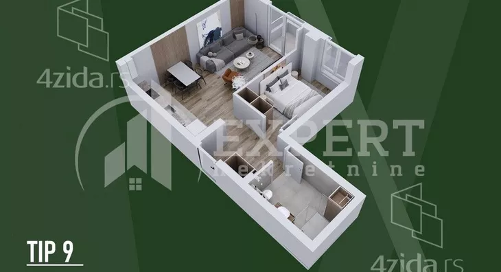 Dvosoban stan | 4zida