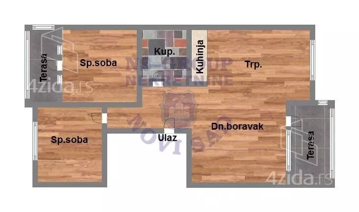 Trosoban stan | 4zida