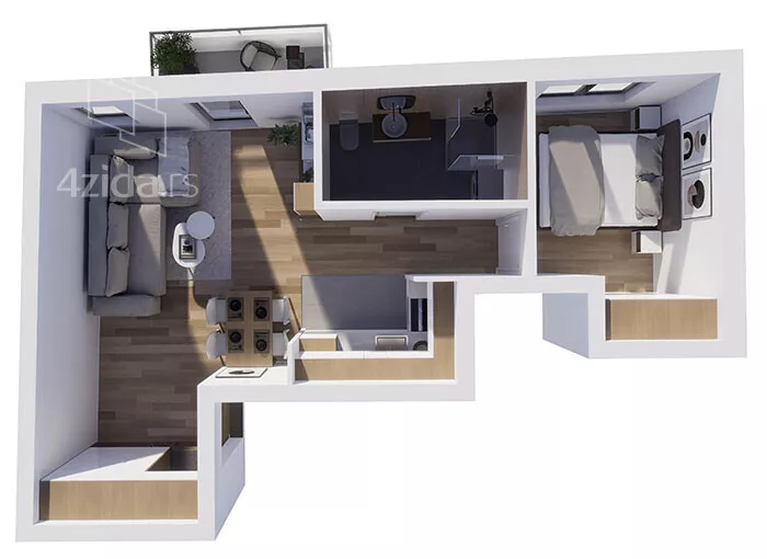 Dvosoban stan | 4zida