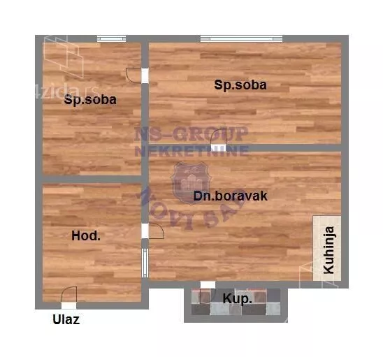 Trosoban stan | 4zida