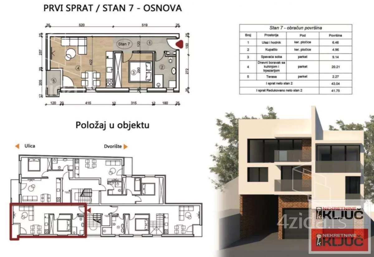Dvosoban stan | 4zida