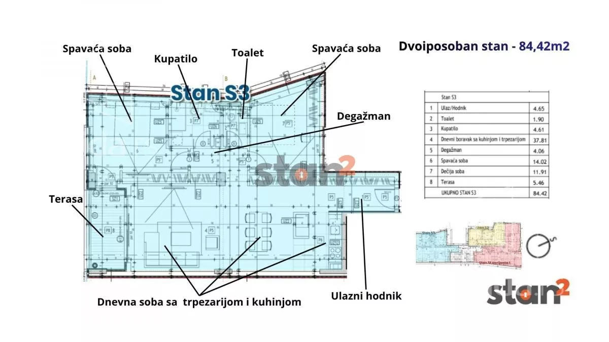 Dvoiposoban stan | 4zida