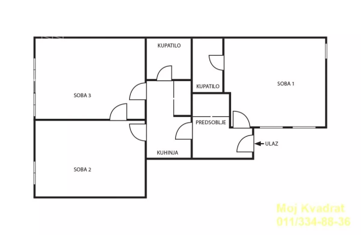 Trosoban stan | 4zida