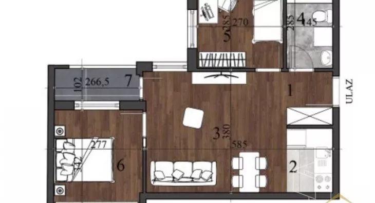 Dvoiposoban stan | 4zida