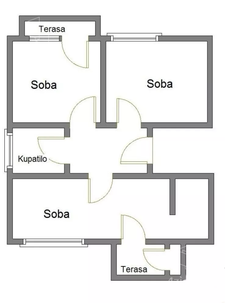 Trosoban stan | 4zida