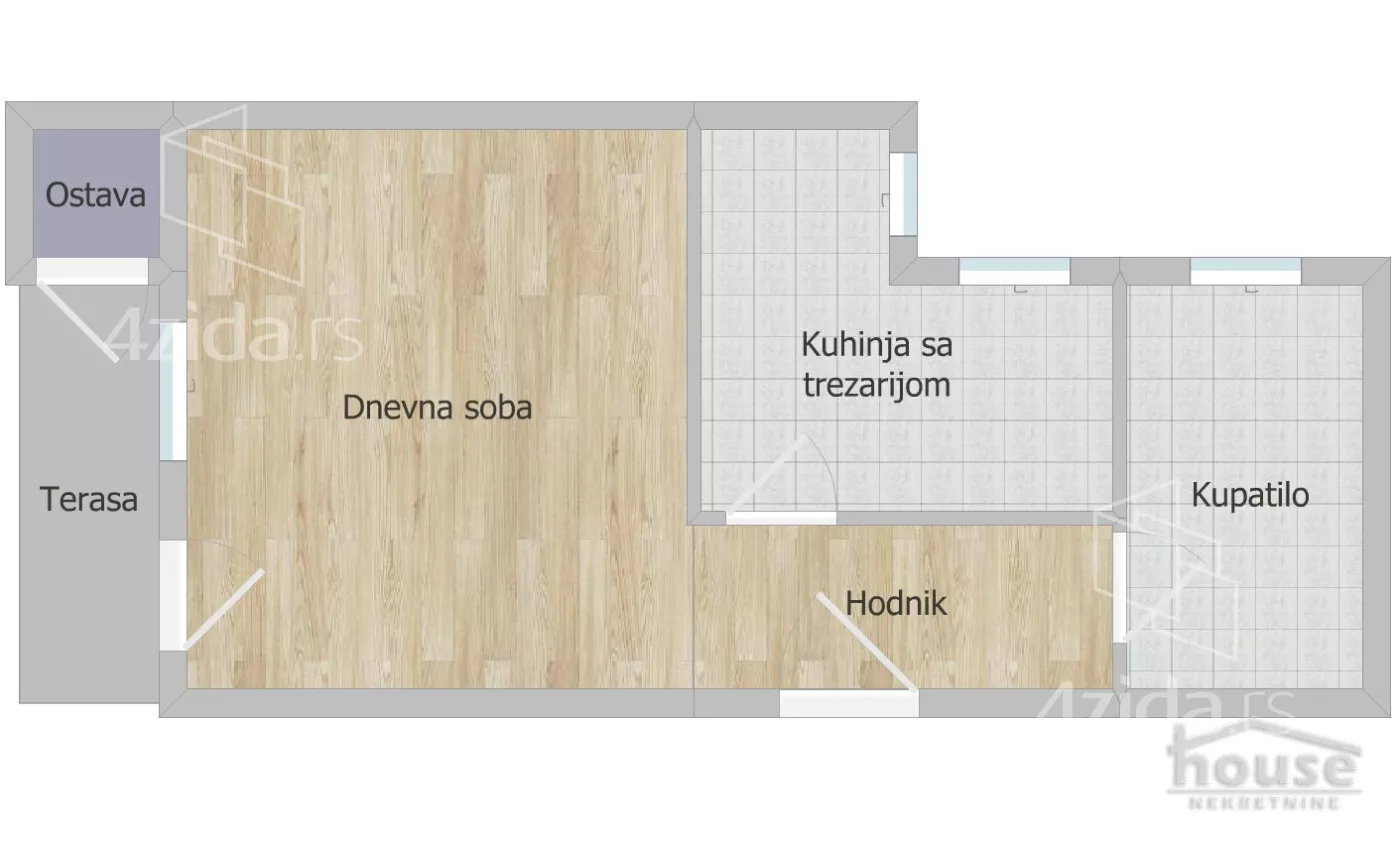 Jednosoban stan | 4zida