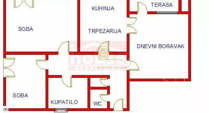 Trosoban stan | 4zida