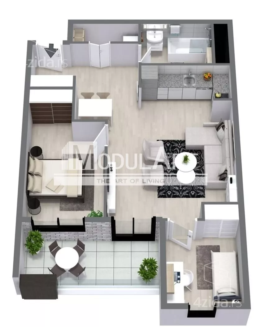 Dvoiposoban stan | 4zida