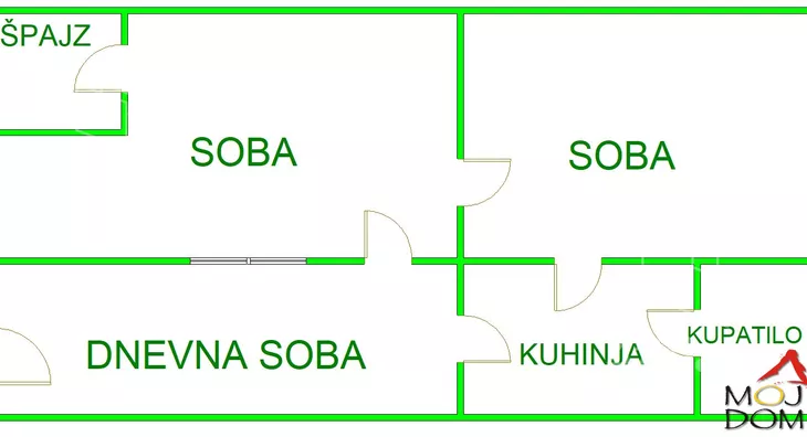 Trosoban stan | 4zida