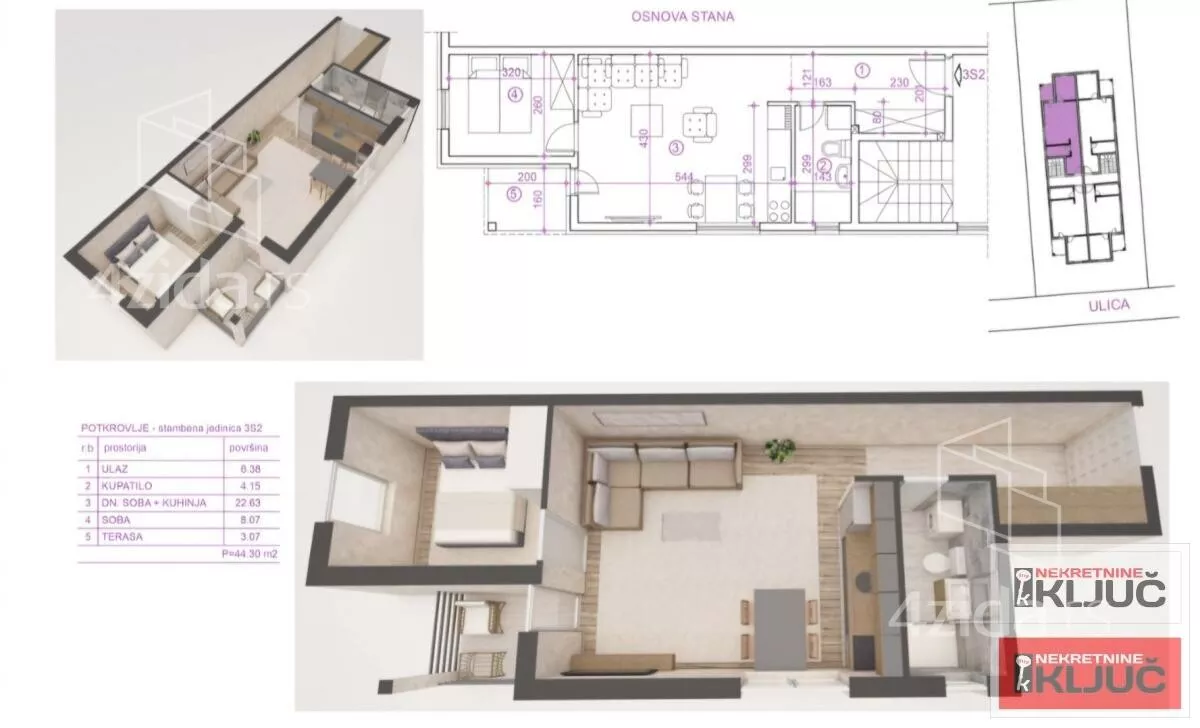 Dvosoban stan | 4zida