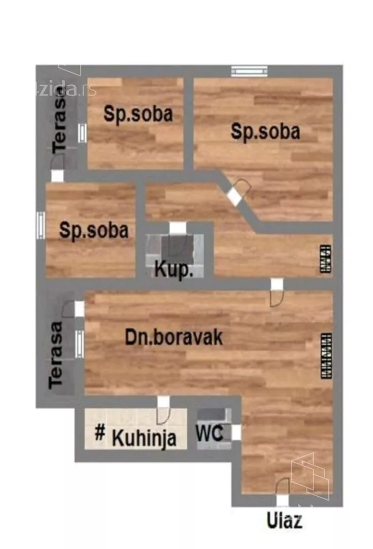 Troiposoban stan | 4zida