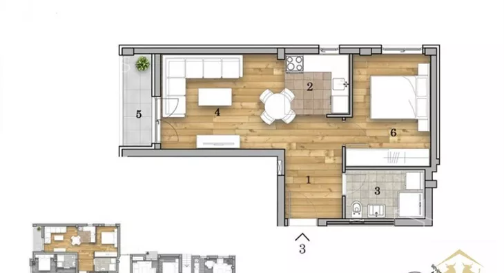 Dvosoban stan | 4zida