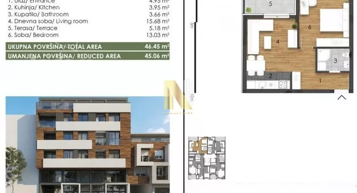 Dvosoban stan | 4zida