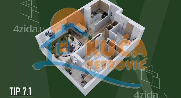 Dvosoban stan | 4zida