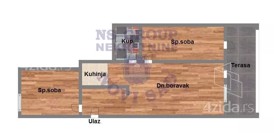 Trosoban stan | 4zida