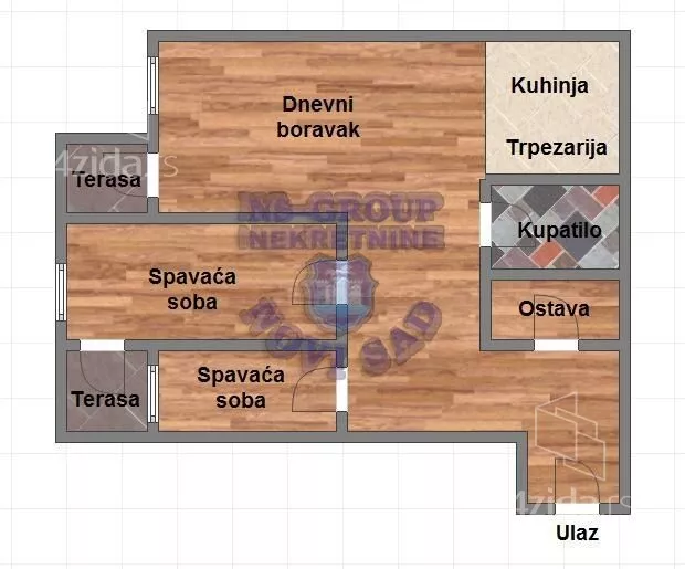 Trosoban stan | 4zida