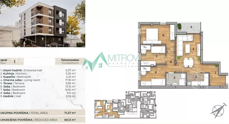 Četvorosoban stan | 4zida