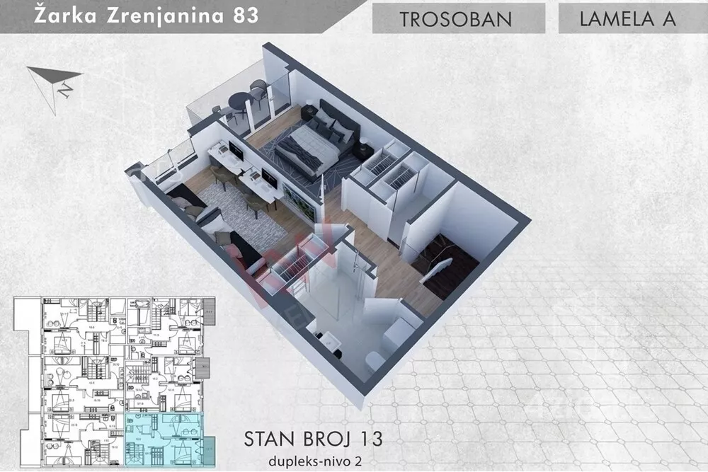 Trosoban stan | 4zida