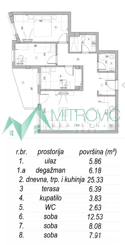 Troiposoban stan | 4zida