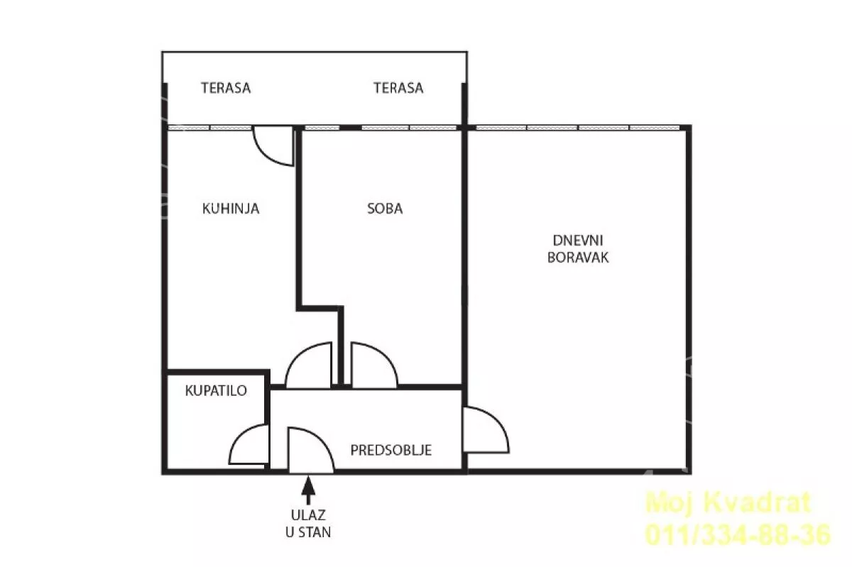 Jednoiposoban stan | 4zida