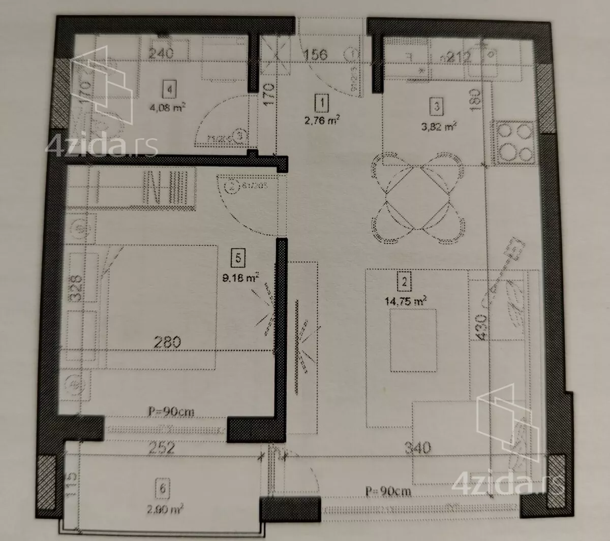 Dvosoban stan | 4zida